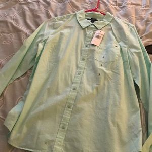 Mint green shirt